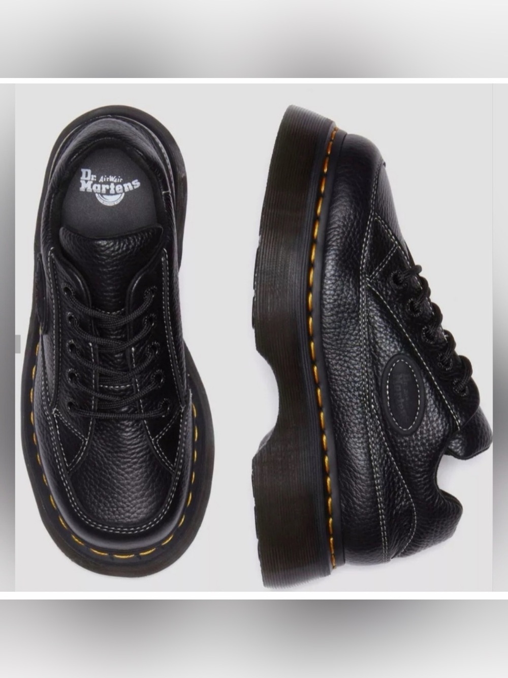 Dr. Martens Buzz 5-Eye Milled Nappa Leather Shoes